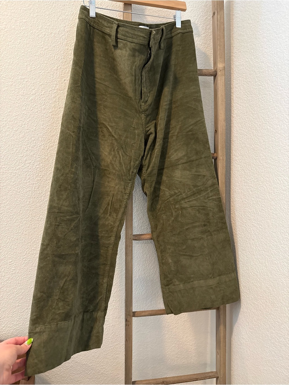 Pistola crop corduroy pants